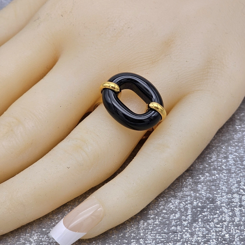 The Cled In The Loop Ring Black Basalt - image 3